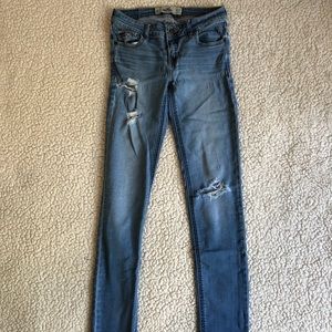 Hollister Ripped Stretch Skinny Jeans